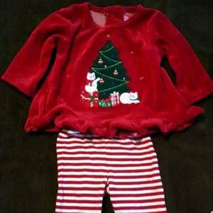 Infant Girls 6M Christmas 2pc Set